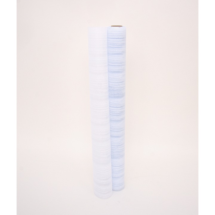 Rola virágkötészeti elrendezésekhez, fehér színű, M 50 cm, H 6 m, B.S.P. / CD3576-1