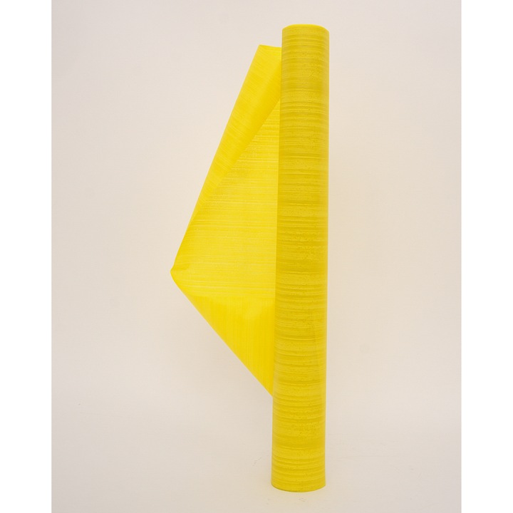 Rola virágkötészeti elrendezésekhez, sárga színű, H 50 cm, L 6 m, B.S.P. / CD3576-4