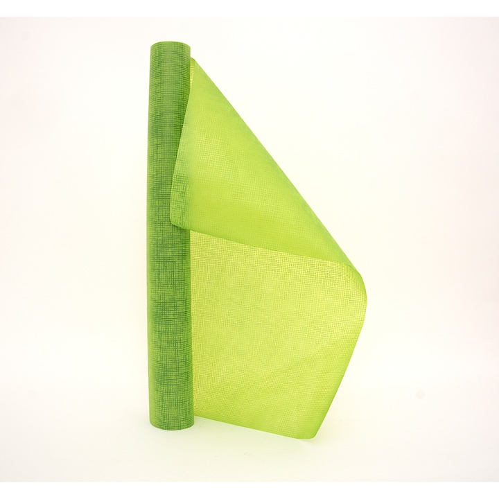 Rola virágkötészeti, zöld színű, H 50 cm, L 6 m, B.S.P. / CD4487-7