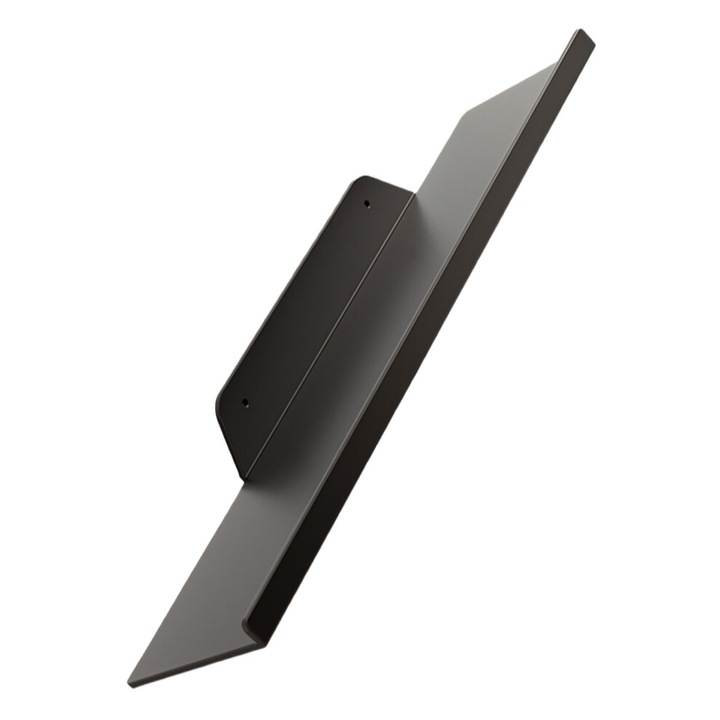 Alumínium fali polc 20cm, nedvességálló, fém felület