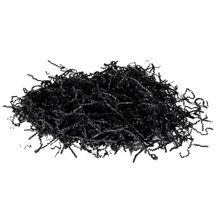 Hartie Umplutura Cadouri INATECH ® SkewPack Standard 1 Kg, Material SkewPack, Culoare Negra, Hartie Decorativa pentru Ambalare si Protectie Produse