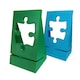 Suport puzzle polilactic verde 10x14.5cm
