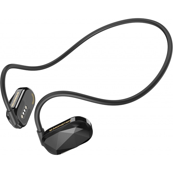 Casti Monster Handsfree Bluetooth Aria Free A2DP Negru