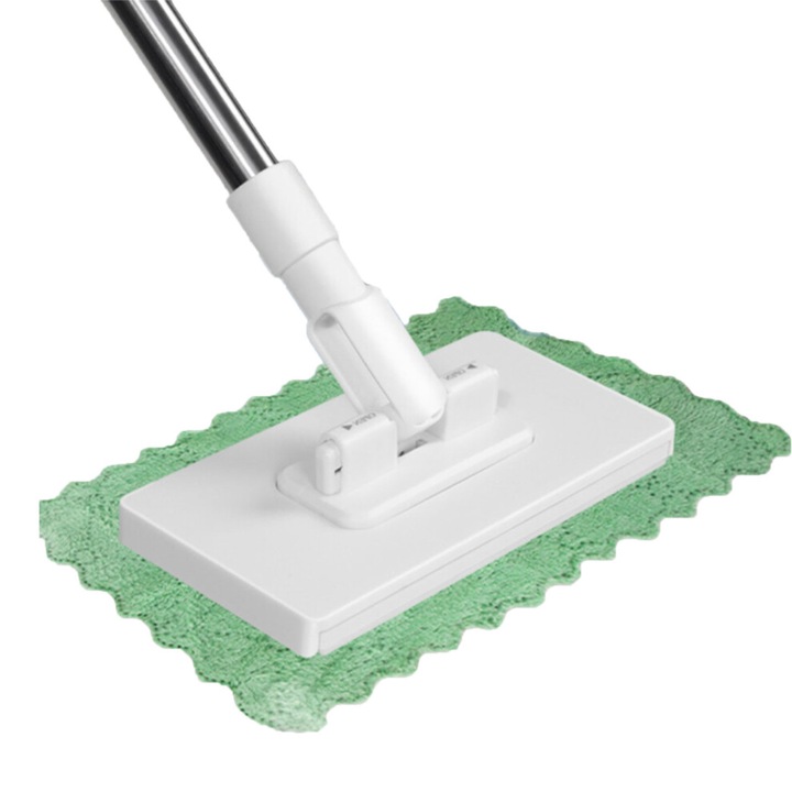 Mop podea cu prindere automata, microfibra, rotire 360 grade, multicolor, dimensiuni multiple