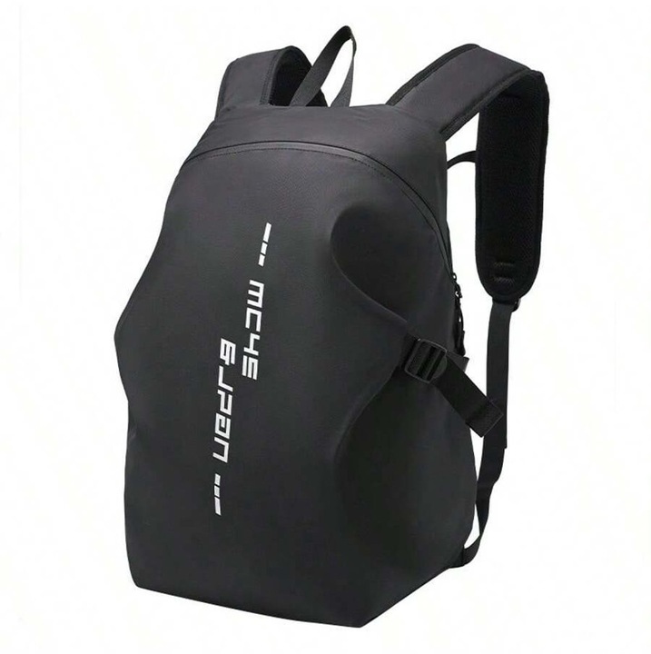 Rucsac moto capacitate mare, rezistent la apa, negru, 45x30x20cm