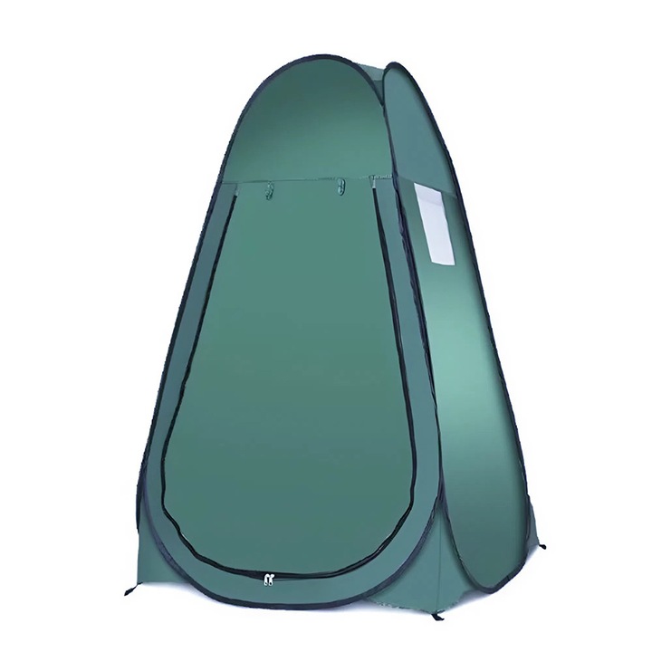 Cort de schimb Timeless Tools, pop-up, cu buzunar interior si carlig pentru produse, poliester/otel, verde, 120 x 120 x 190 cm, 1 buc