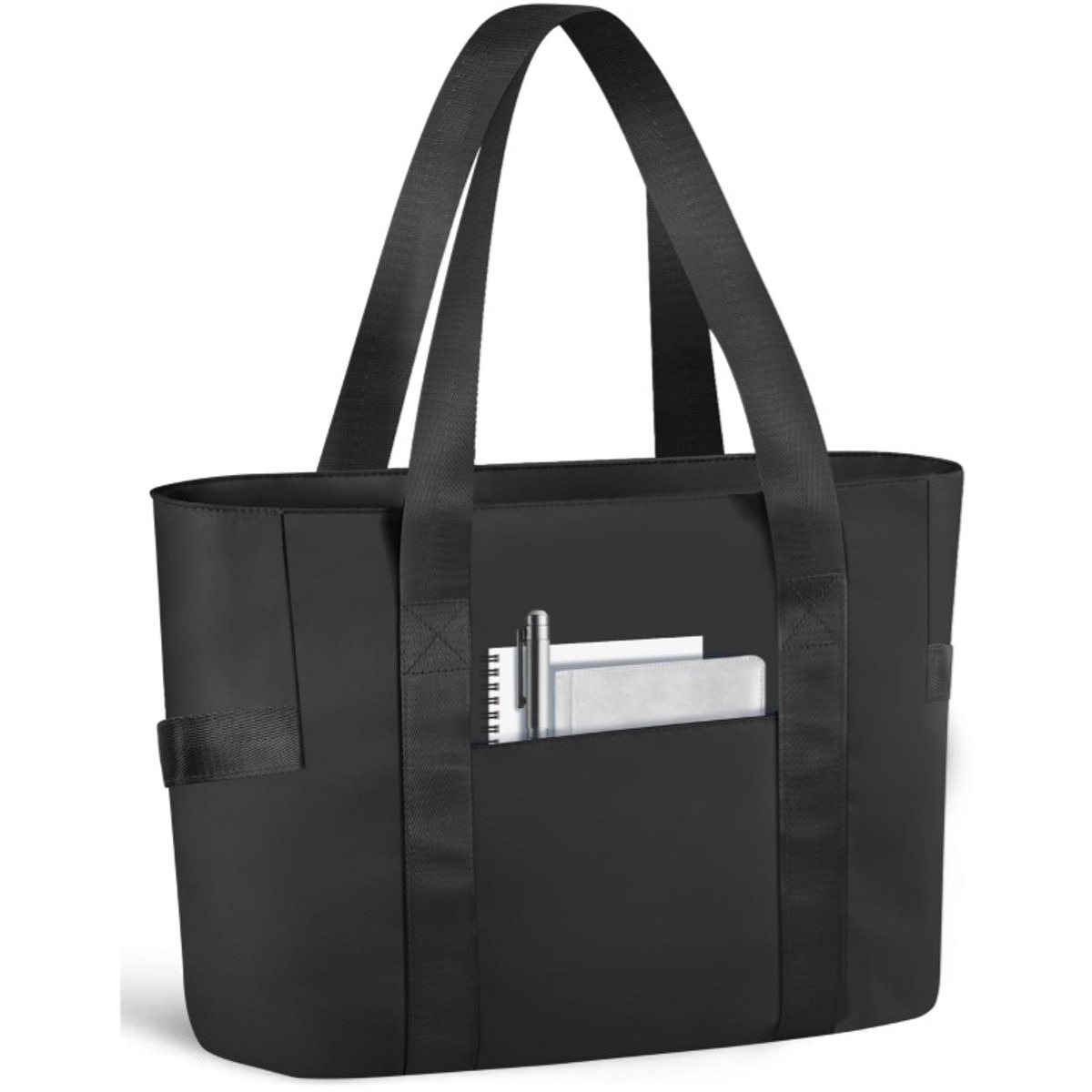 Geanta dama laptop 16 inch compartiment impermeabil nylon 43x17x31.5cm albastru