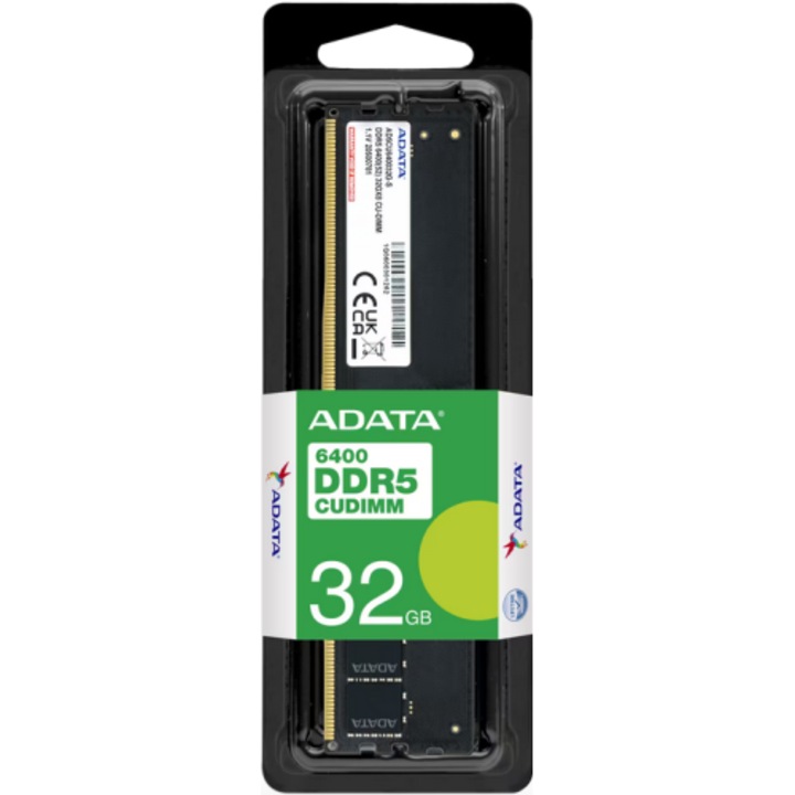 Memorie DDR Adata DDR5 32 GB, frecventa 6400 MHz, 1 modul