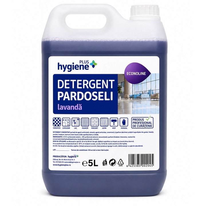 Detergent Pardoseli Hygiene Plus Econoline Levendula 5L