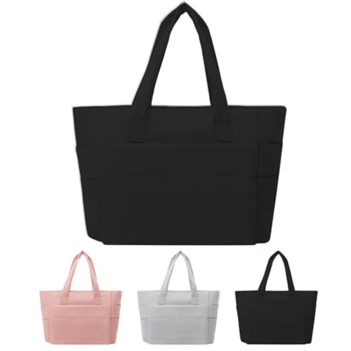 Geanta umar laptop 15.6 inch, usoara, rezistenta la apa, negru, compacta