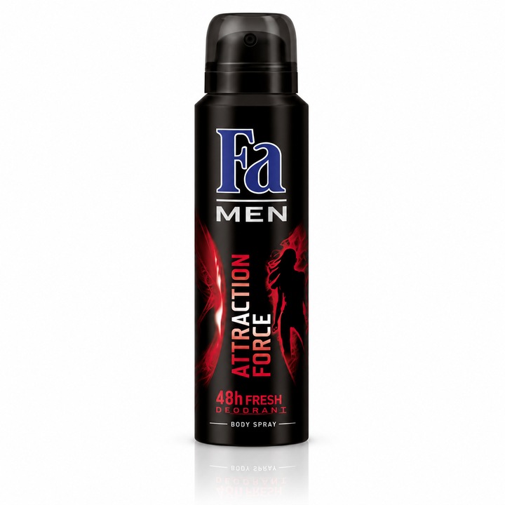 Fa® Men Attraction Force Deo & Bodyspray férfi dezodor spray, 48h, 150 ml