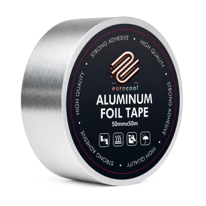 Alumínium szalag, öntapadós, 50mm x 50m hosszúság