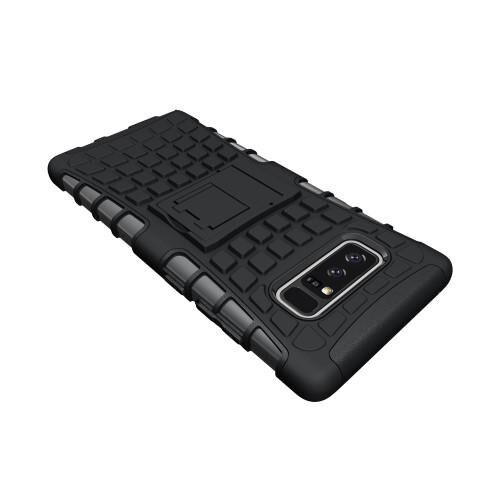 Carcasa Samsung Galaxy Note 8, Toto, Kickstand, Culoare Negru, Protectie Spate