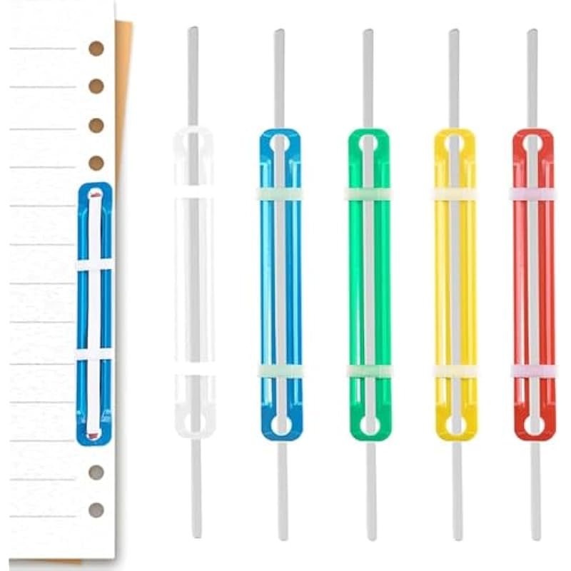 Set 50 clipsuri plastic colorate 8cm pentru documente - eMAG.ro