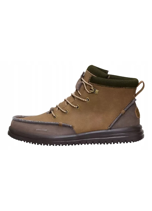 Ghete barbati, Hey Dude, Bradley Tumbled Classic, maro, marimea 47, imblanite