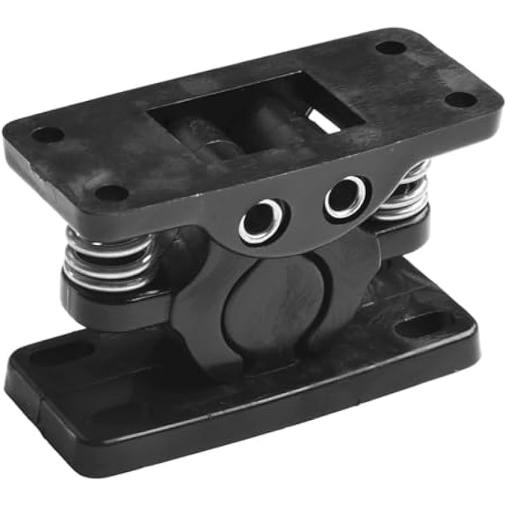 Opritor usa cu arc, dublu role, negru, 10x5cm