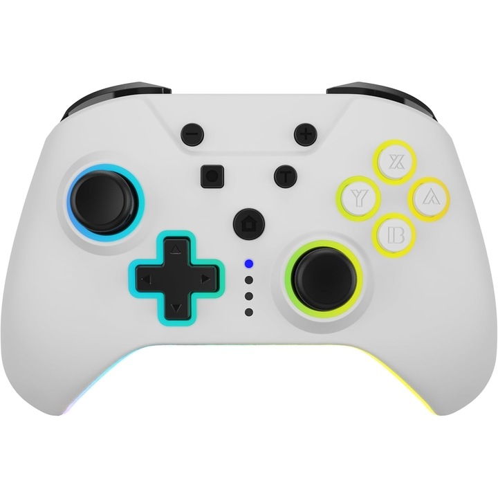 Controller Wireless Hyperkin Armor3 NuRival, Pentru Nintendo Switch OLED Alb