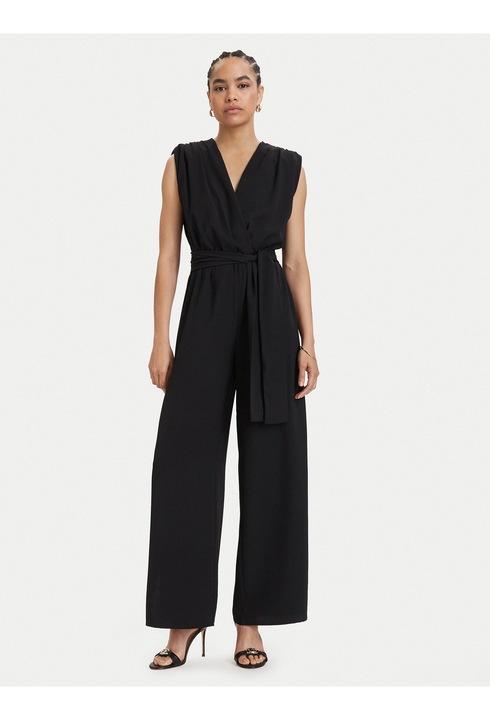 Salopeta dama, Access Fashion, negru, fara maneci, sintetic