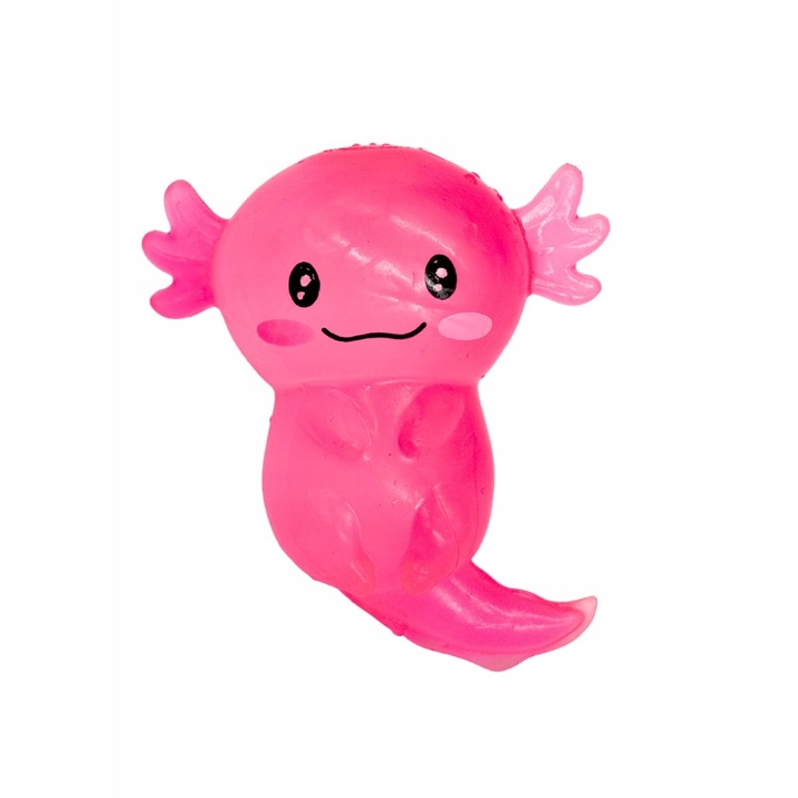 Axolotl stresszoldó játék Megadidi rózsaszín 10x8x4cm puha szenzoros