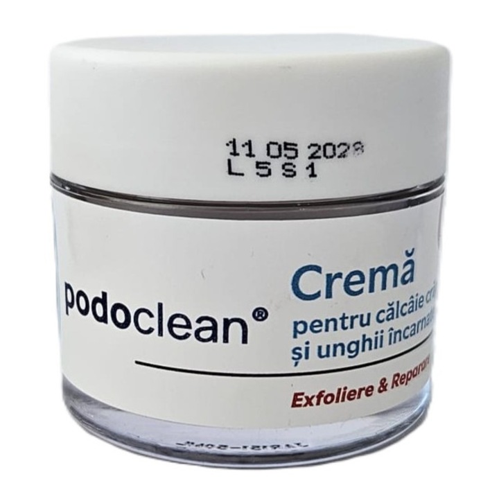 PODOCLEAN by biologist Adriana Goleanu Krém a körmök és sarkak ápolására és higiéniájára 50 ml
