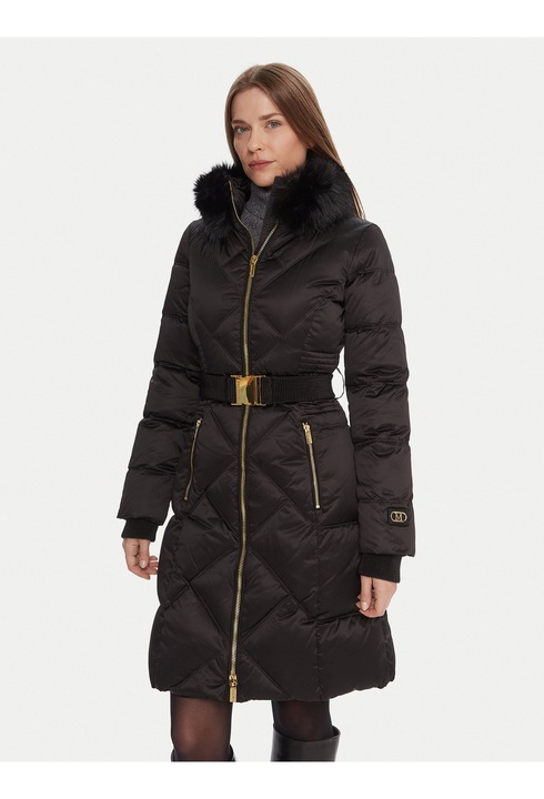 Geaca de iarna dama, Guess by Marciano, negru, poliester, regular fit, 40 EU