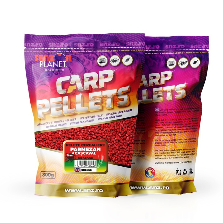 Sajtos & parmezános gabonapehely (piros) 3mm 800g
