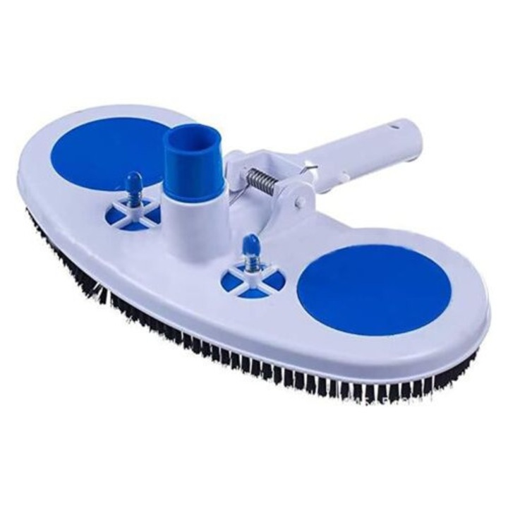 Aspirator de piscina, aspirator portabil cu jet de piscina, cap de perie pentru curatarea piscinei, cap de matura cu aspiratie rotativa cu perii laterale