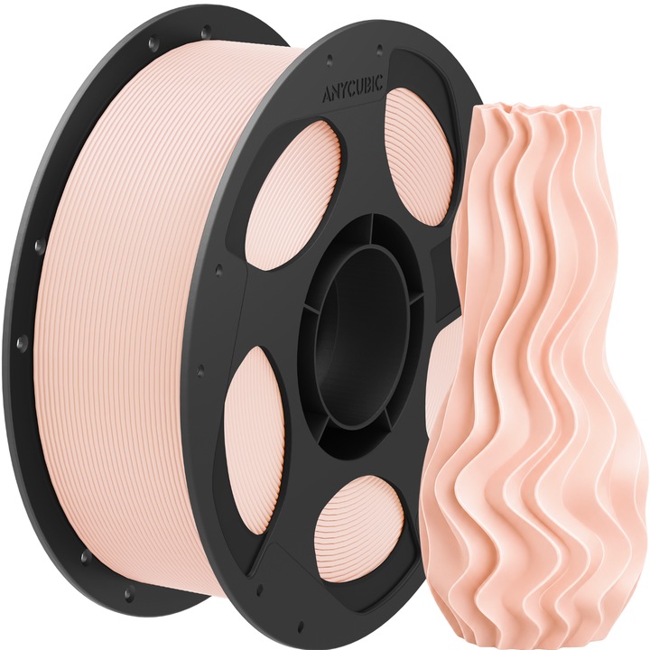 Filament, Anycubic PLA, 1kg, Mia Roz, pentru imprimanta 3D