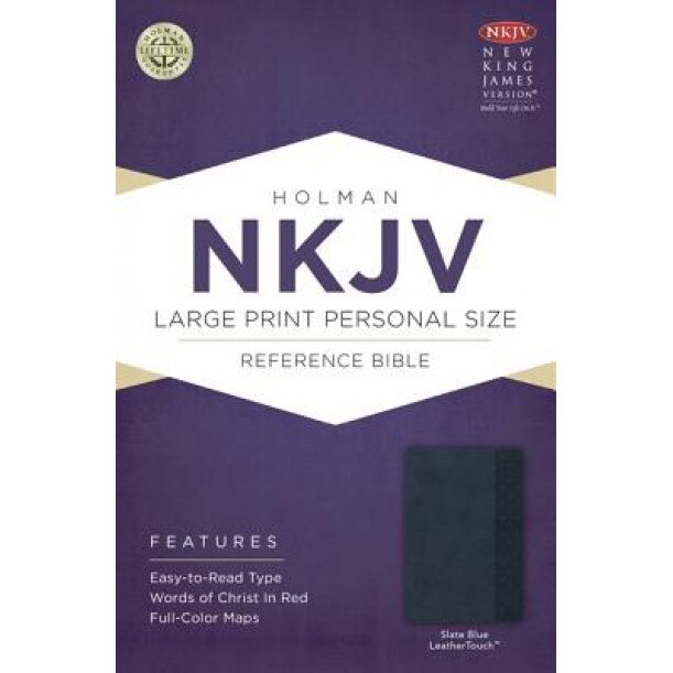 Large Print Personal Size Reference Bible-NKJV, Broadman & Holman Publishers (Manufactured by)