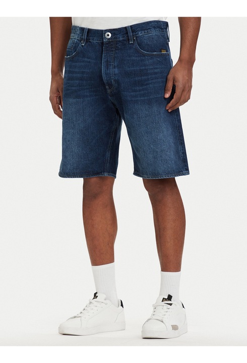 Pantaloni scurti din denim, G-Star Raw, Regular Fit, albastru, bumbac