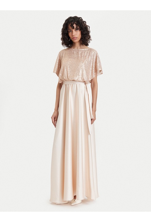 Rochie de seara Dama, Access Fashion, Auriu,