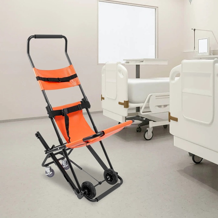 Scaun de evacuare, Scaun pentru scari, Pliabil, Aliaj de aluminiu, Sarcina maxima 159 kg, Robust si durabil