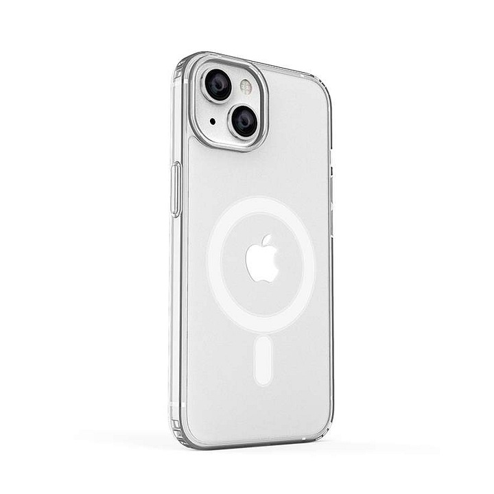 ER Carneval Snap telefontok, szilikon, fehér, iPhone 14-hez, MagSafe