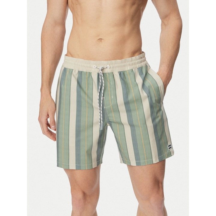 Costum de inot, Billabong, verde, poliester/elastan, L INTL