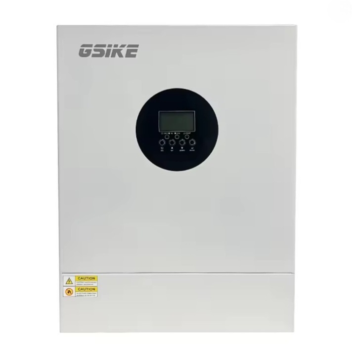 Invertor Hibrid GSIKE 4KW 24V MPPT 100A WiFi Sinus Pur pentru Sisteme Fotovoltaice, Off Grid