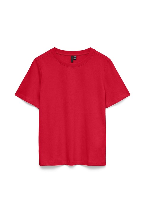 Tricou dama, Vero Moda, roz, bumbac organic, regular fit