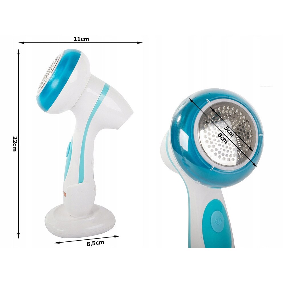 Aparat de curatat scame si scamosator electric reincarcabil USB pentru haine si textile cu 3 lame si stand de depozitare pentru uz casnic si auto