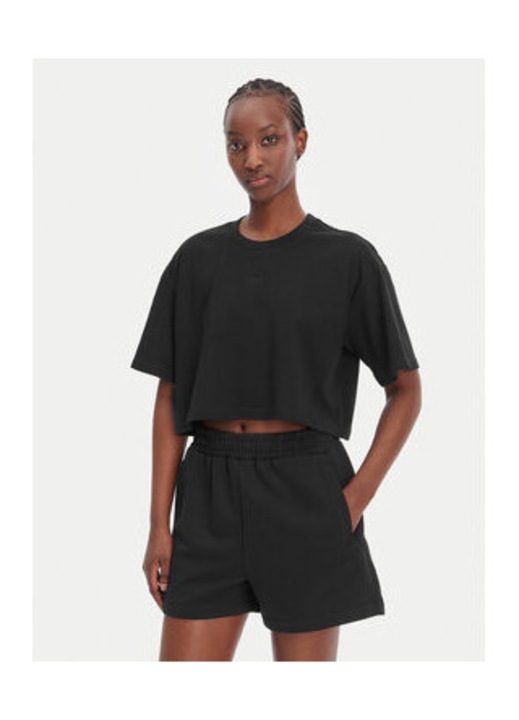 Tricou sport dama, Reebok, negru, bumbac, L INTL