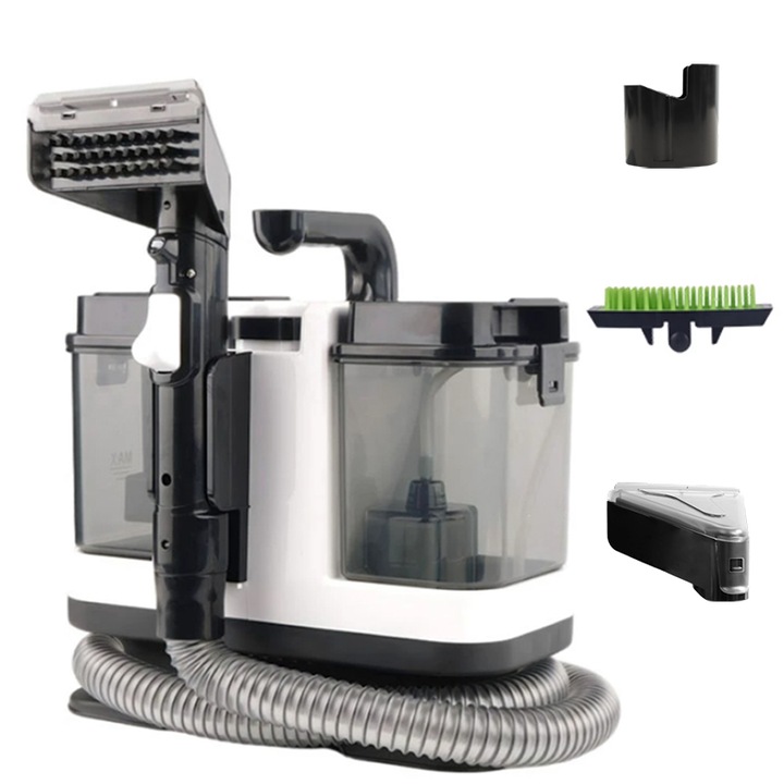 Aspirator cu spalare Omelivon compact umed uscat, rezervor dublu, axa ergonomic