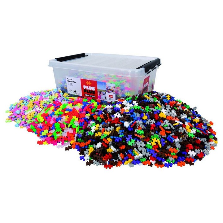 Set constructie Plus-Plus EPEE 6000 piese multicolor 40x30x19cm