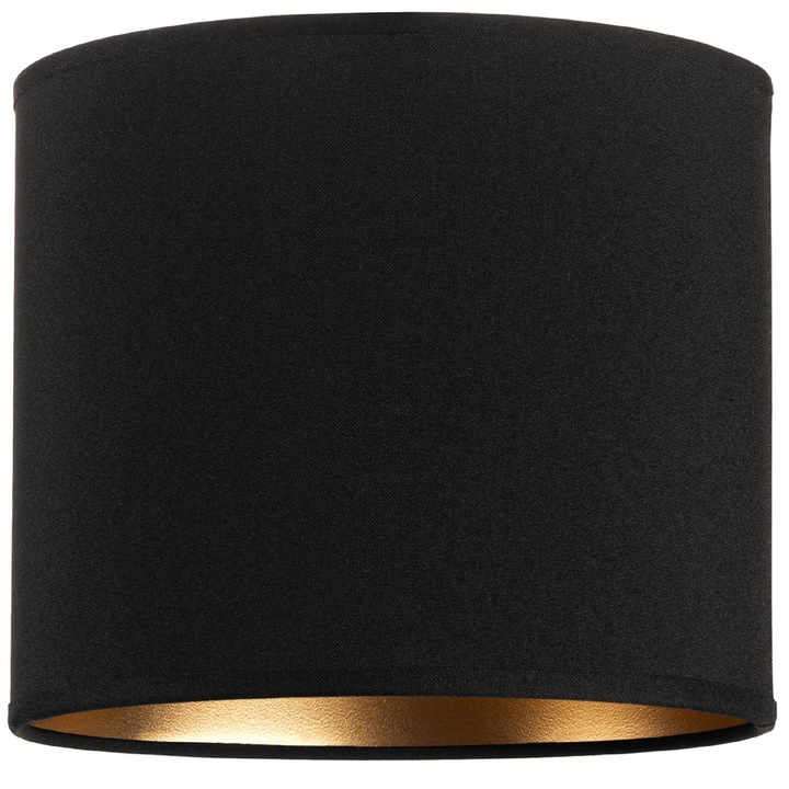 Abajur Tornado Lights kerek fekete arany 20cm