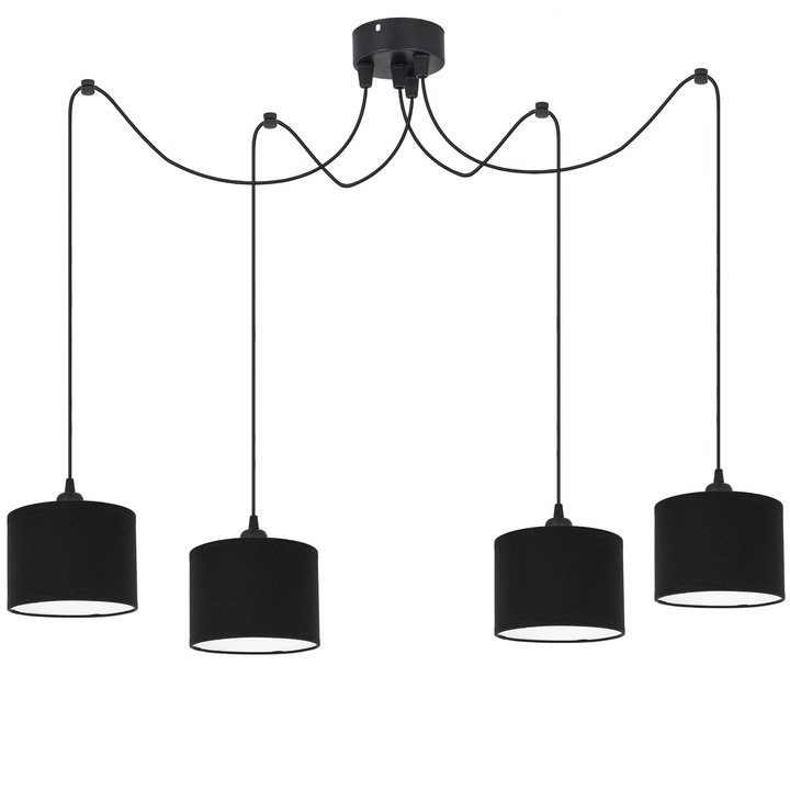 Tornado Lights PAM4 fekete függőlámpa 4 fényforrással
