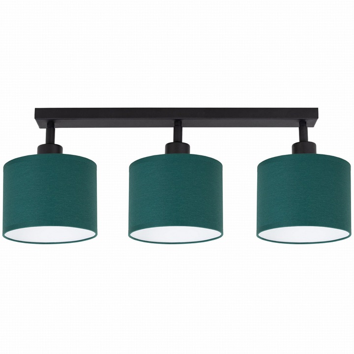 Tornado Lights LED mennyezeti lámpa, állítható, zöld, 3 fényforrás