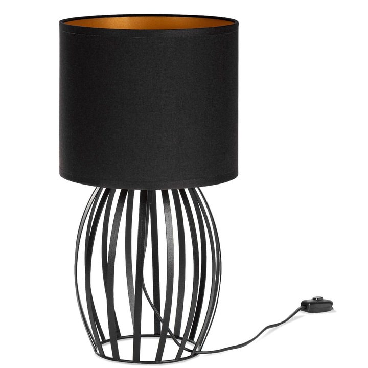 Lámpa Tornado Lights fekete arany modern