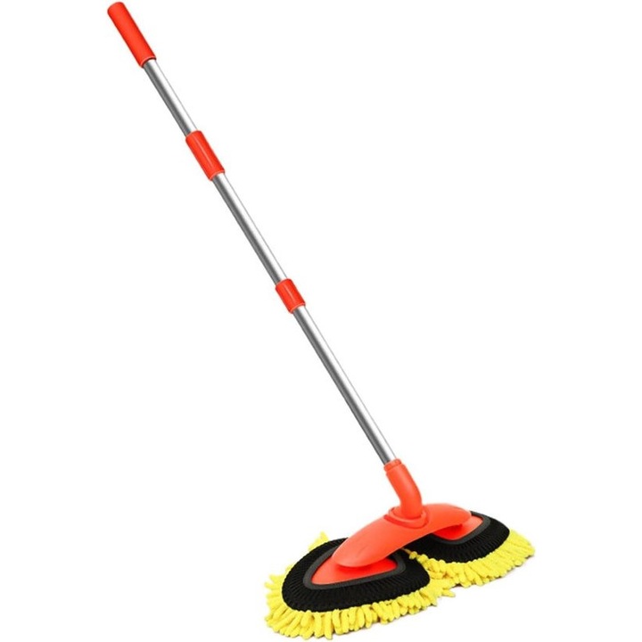 Perie spalat auto, maner telescopic ajustabil, aluminiu, 110 cm