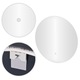 Oglinda baie LED rotunda cu functie anti-aburire, iluminare perimetrala reglabila cu control tactil, 60 cm