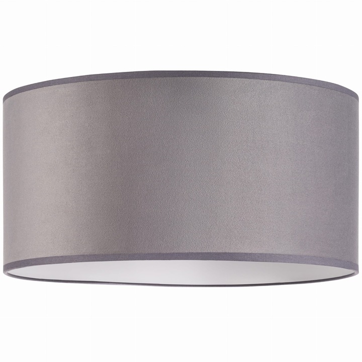 Tornado Lights kerek szürke bársony lámpaernyő 40cm