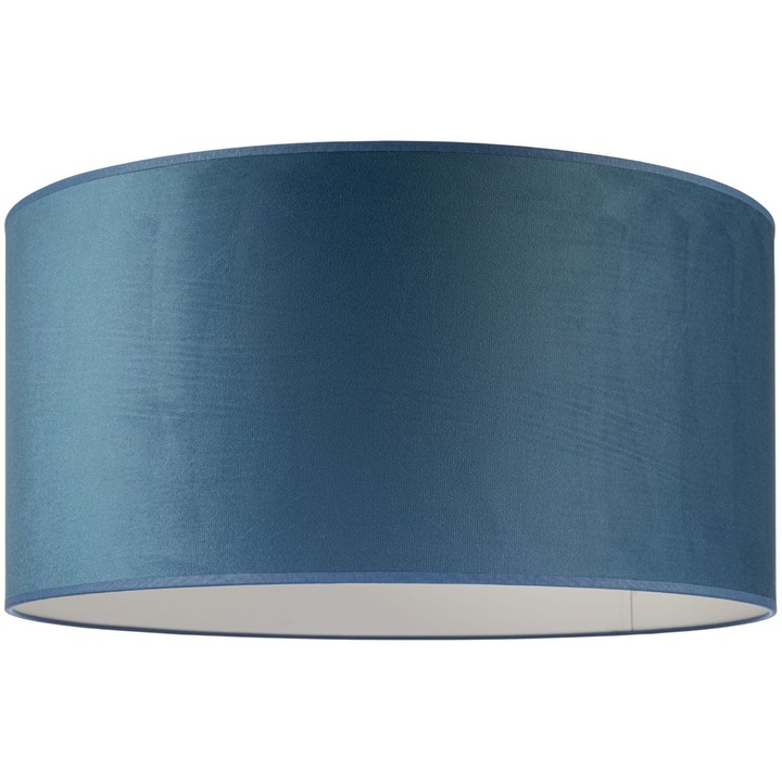 Tornado Lights kerek velúr kék lámpaernyő 50cm
