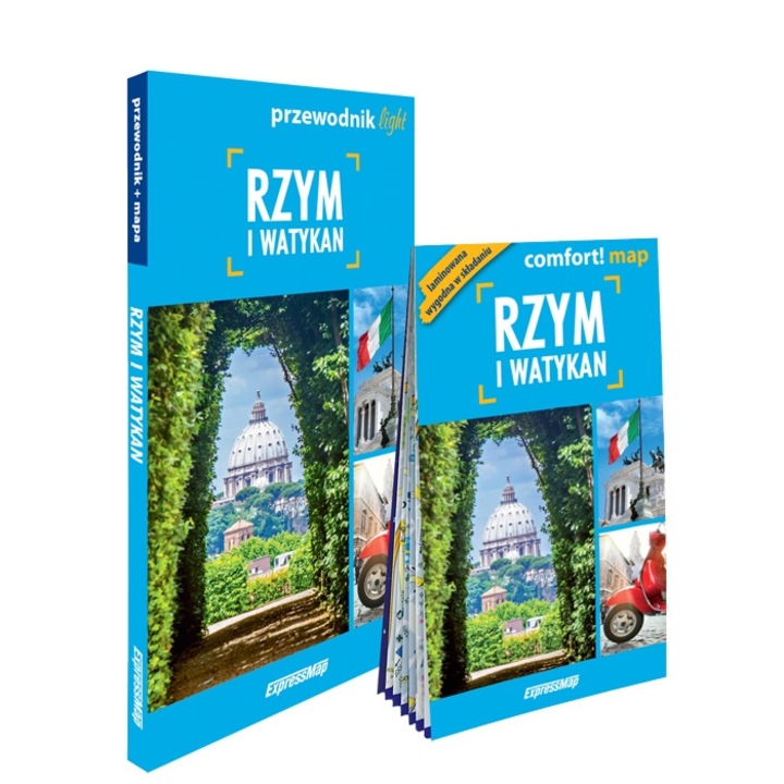 Róma és Vatikán 2 az 1-ben útikönyv light 2026