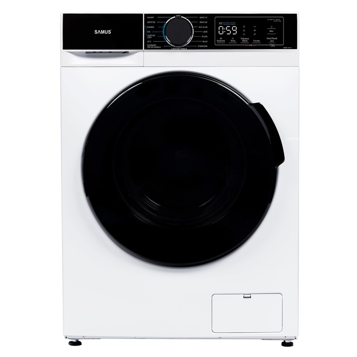 Masina de spalat rufe Samus WSADI-10147, Motor inverter, capacitate 10 Kg, 15 programe